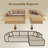 Kustas 2 - Piece Upholstered Boneless Compression Sectional with Pillow, No Assembly Required Sleeper Sofa, Free Combination Sofa Bed for Living Room-239932838-232863139
