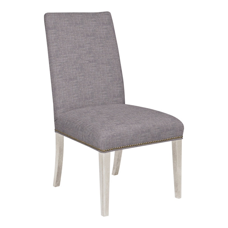 Chaise d'appoint Michael Weiss Bailey, Oui, Chenille nomade ardoise Crypton®, Casablanca