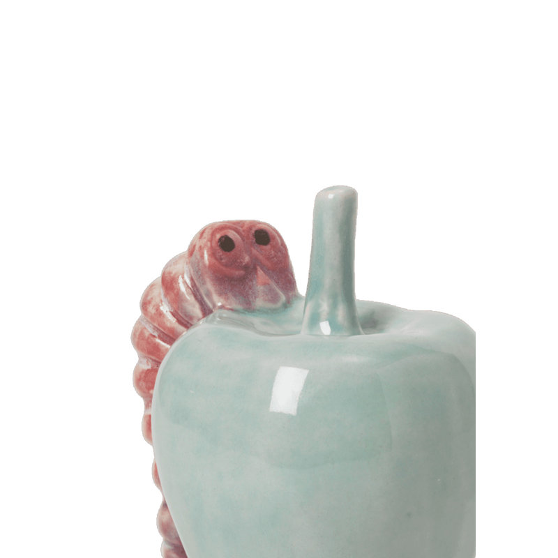 Poppery pomme avec larve et menthe