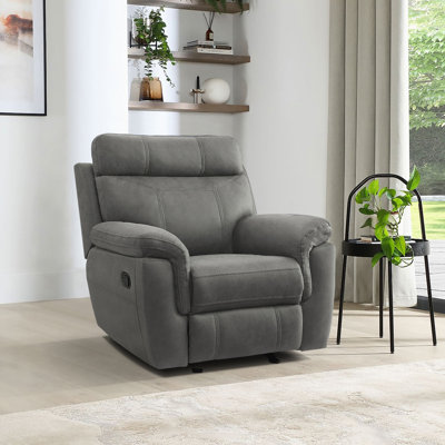 Britain 40" Wide Pillow Top Arm Manual Glider Recliner by Latitude Run
