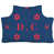 Bleu rouge texte rouge DC couleurs est en rupture de stock