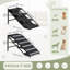 Rampe pour animaux 2 en 1, escaliers et rampe pour animaux, rampe antidérapante pour chien avec 4 marches, échelle d'escalade pour animaux avec surface pour tapis