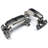 165 Degree 2 Pack Full Overlay Frameless Concealed Hinge
