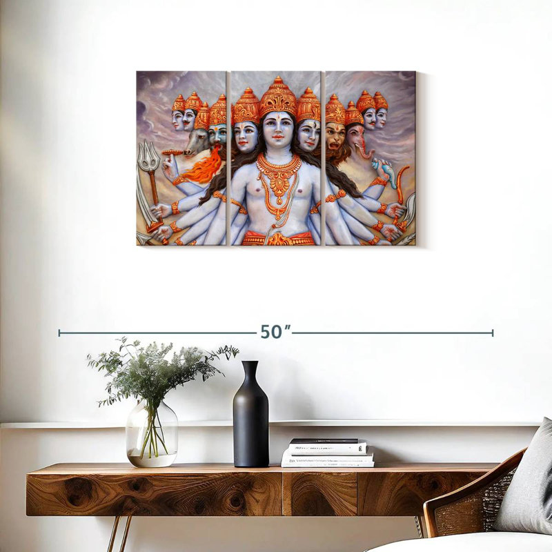 Vishvarupa, 20" H x 33" W