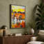Zebras At Golden Hour Tropical - Print-136705710-136705711