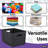 Ribbed Plastic Basket-73493767-73493774