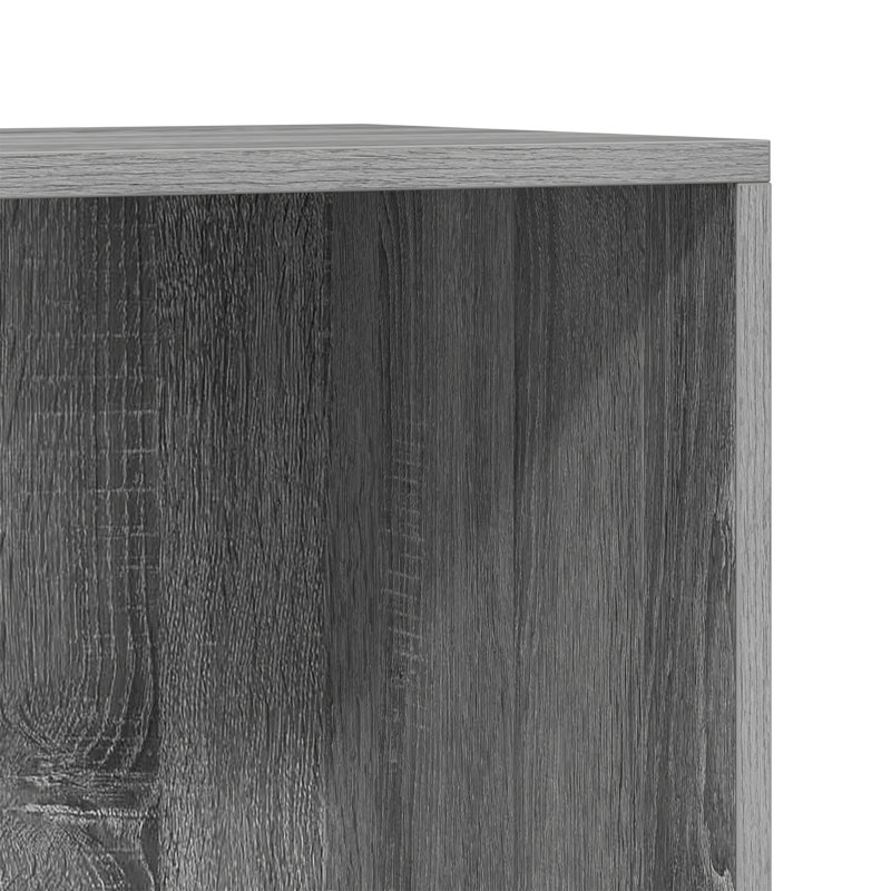 Abelia Bookcase, (4 Shelves) 130cmH x 66cmW x 30cmD, Grey Sonoma
