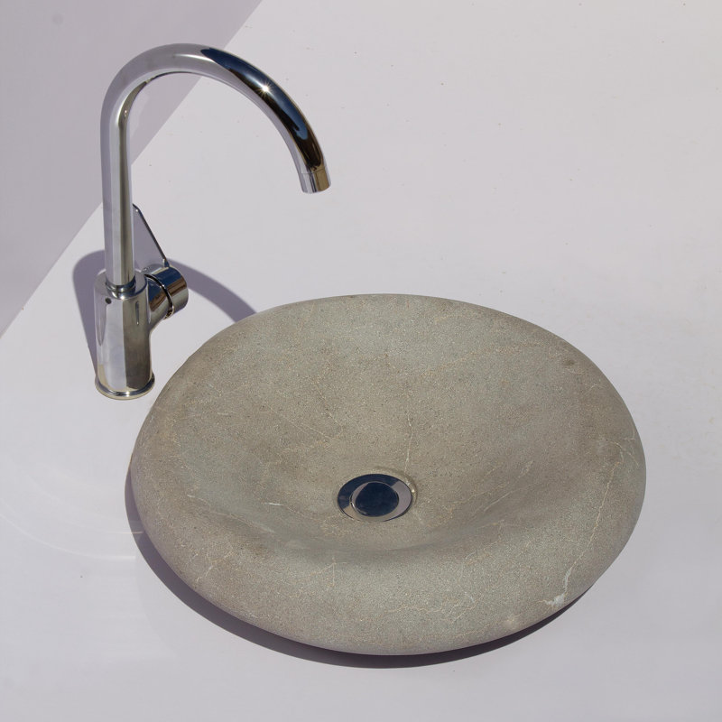 16.6'' L Bathroom Sink, Gray