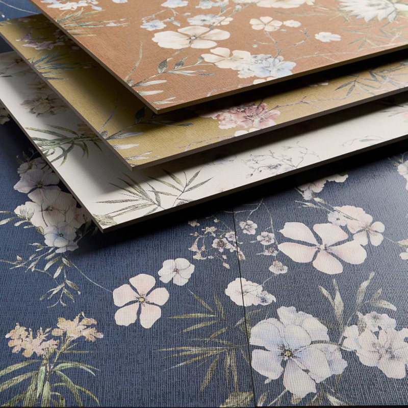 Wakana 24x48 Artisan Decor Matte Porcelain Tile, Spring White