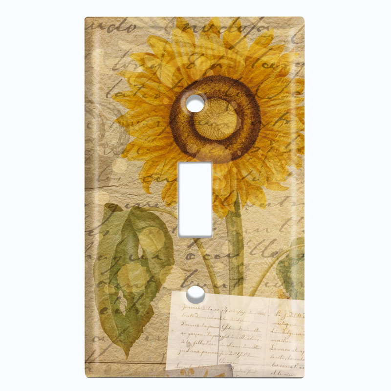 Copper Rust Patina Teal Print 1 - Gang Toggle Light Switch Standard Wall Plate