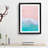 Beach in Hong Kong in Abstract - Picture Frame Graphic Art Print-55683591-55683590