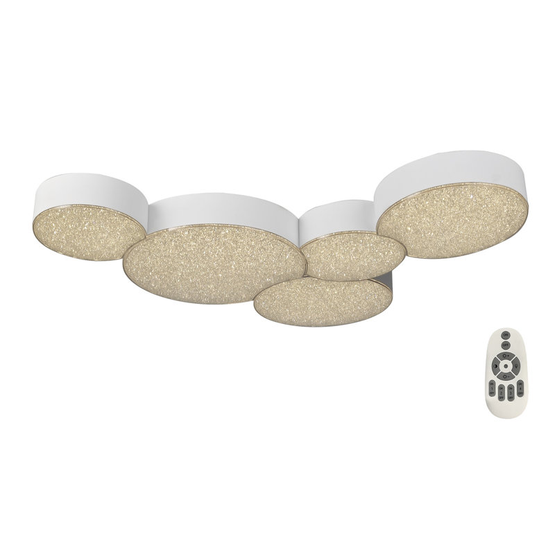 Cumbuco LED Flush Mount, 10cm H x 120cm W x 30cm D