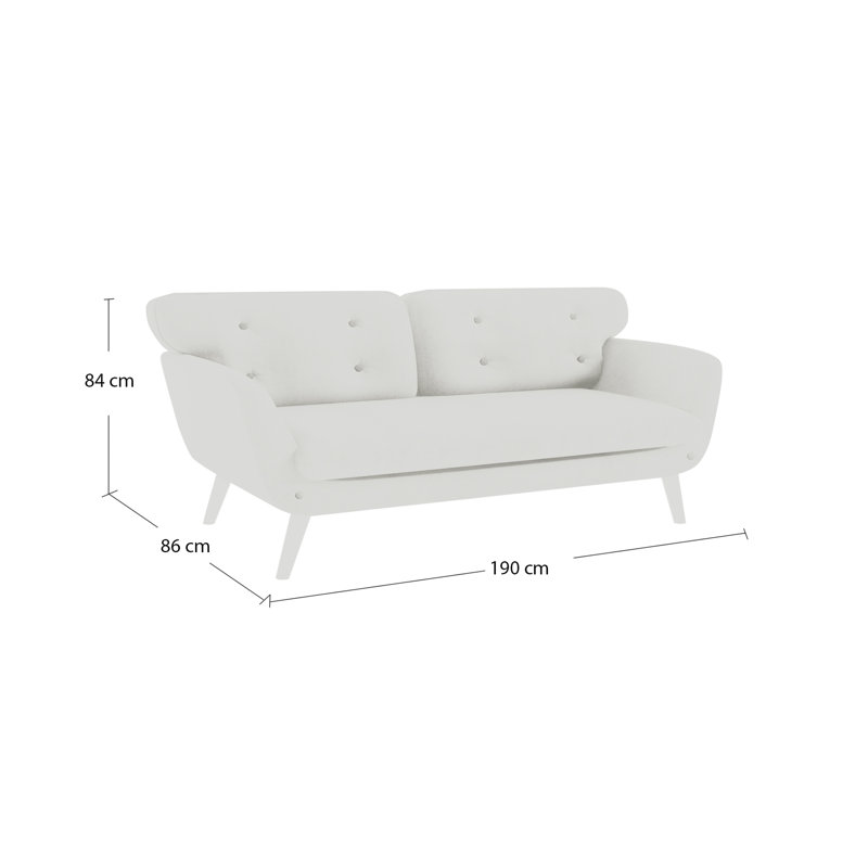 Destini Sofa, Dark Grey