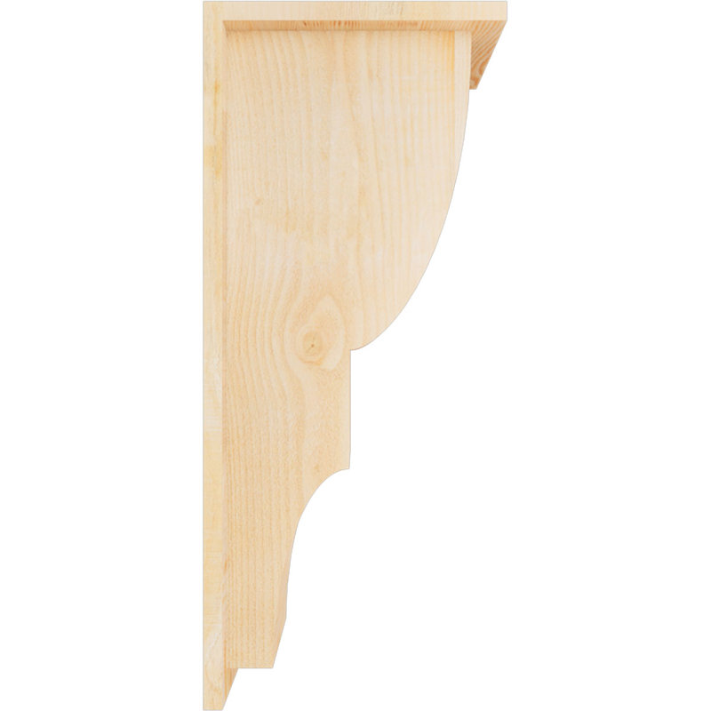Corbeau Ridgewood avec contre-plaque, H 28 po x l 8 po x P 12 po, Sapin de Douglas, Sciage brut