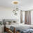 Vintage Green Glass Chandelier 3 Light Pendant Light Fixtures Farmhouse Striped Glass Pendant Light Gold and Black Hanging Lights Multi Light Cluster Pendant Lighting-327500615