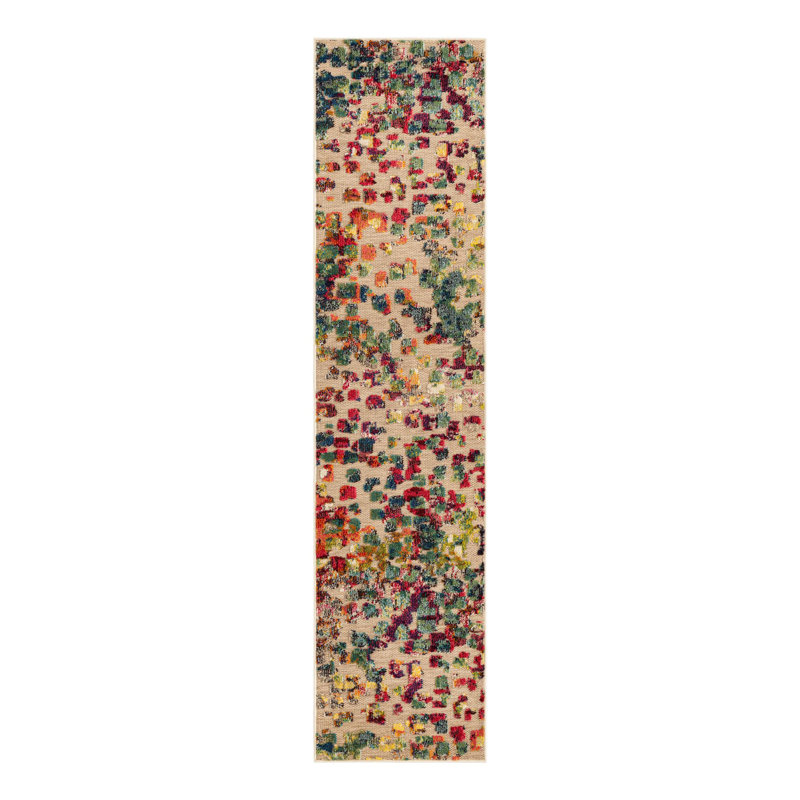 Wrought Studio Monica Marelda Indoor/Outdoor Area Rug, Runner 2' x 8'