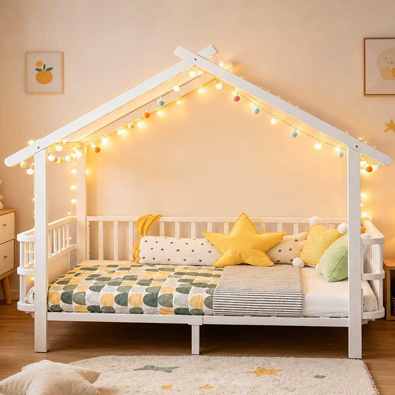 Bed, White