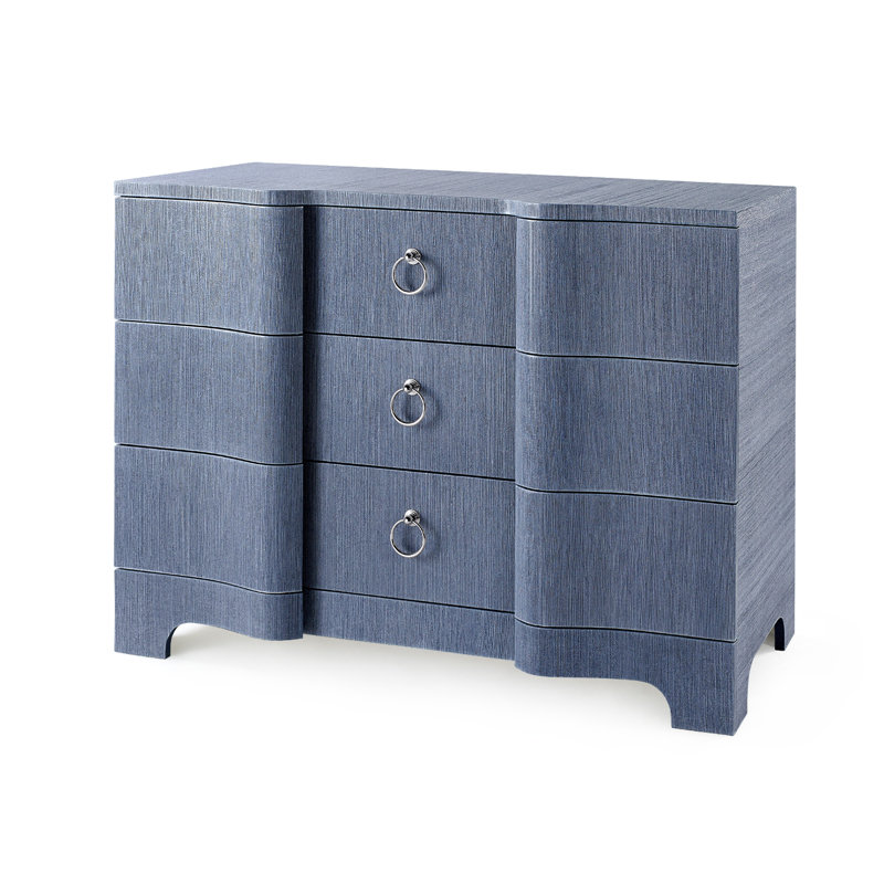 Bardot 3 - Drawer Dresser, Navy Blue