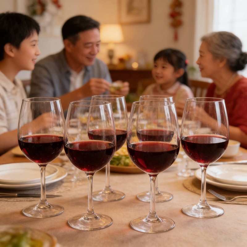 4 verres à vin Tritan 20 oz de qualité supérieure, polyvalents pour les rassemblements intérieurs et extérieurs