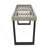 Patio Dining Bench With Iron Legs-1675978023