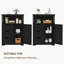 Armoire de salle de bain autoportante l 22 po x H 34,1 po x P 11,5 po Brigit-420474284-455622885