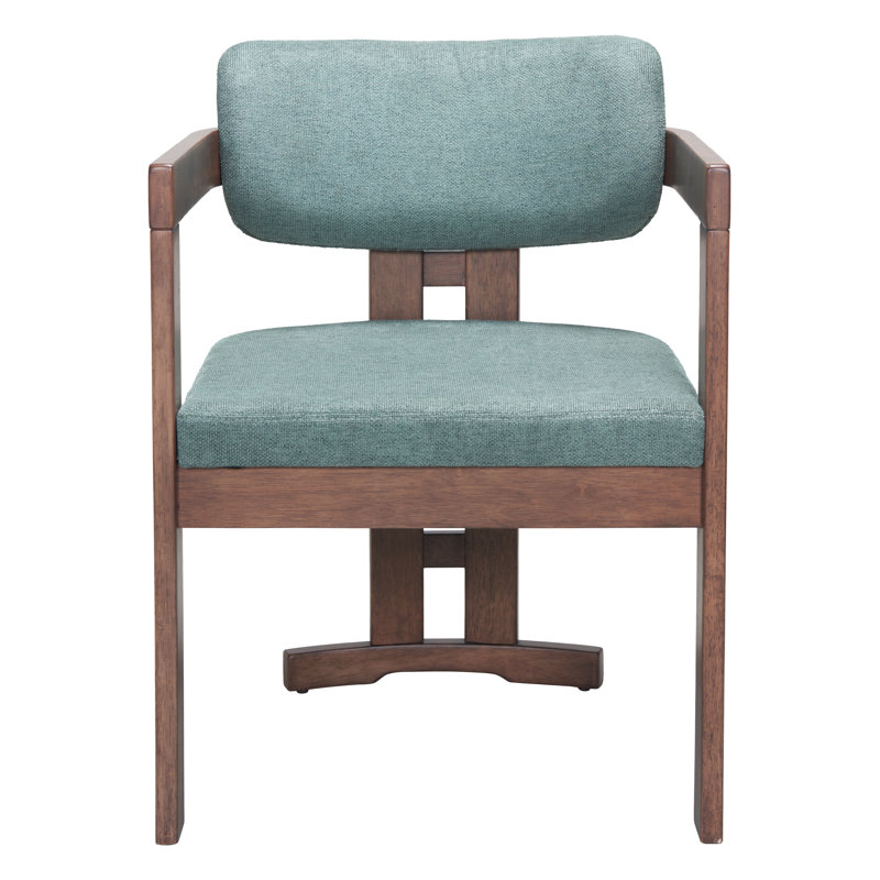 Chaise en poly Poly gris et noyer