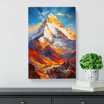 Mount Everest Abstract Art - No Frame Print