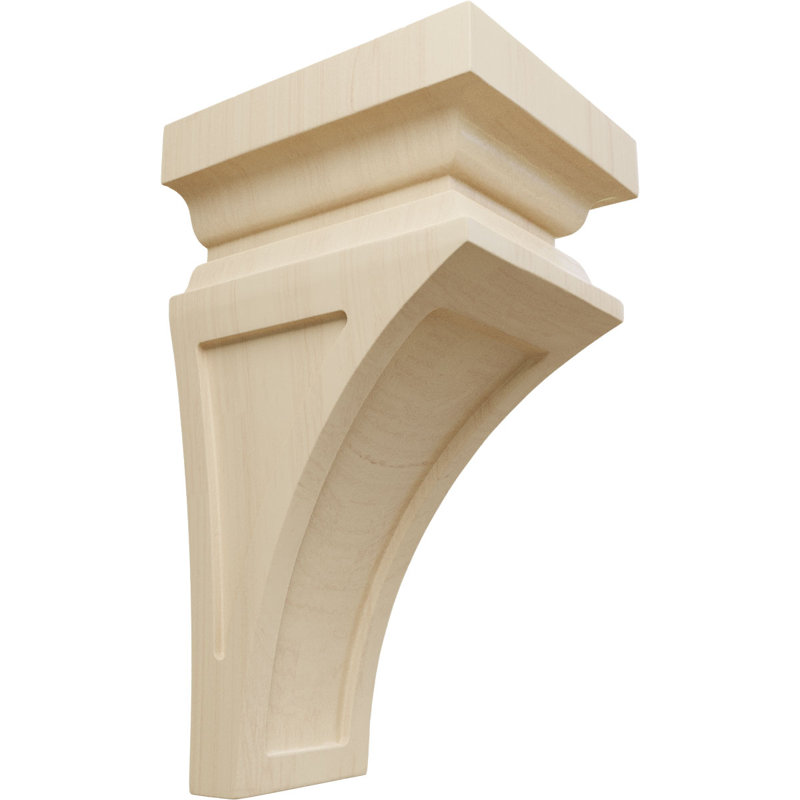Corbeau moyen en bois Nevio l 5 po x P 5 3/4 po x H 10 po (paquet de 6), Hévéa