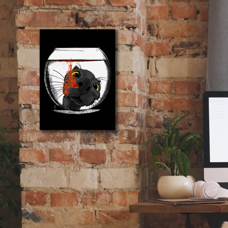 Latitude Run® 'Colour Drop' by Tummeow, Canvas Wall Art, 16" H x 12" W x 0.75" D