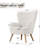 Arjo 30.32" Wide Tufted Polyester Armchair-1620089941