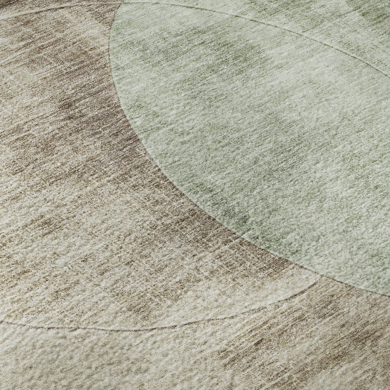 Premium Machine Washable Alves AMF1140 Geometric Rug, Rectangle 8' x 10'
