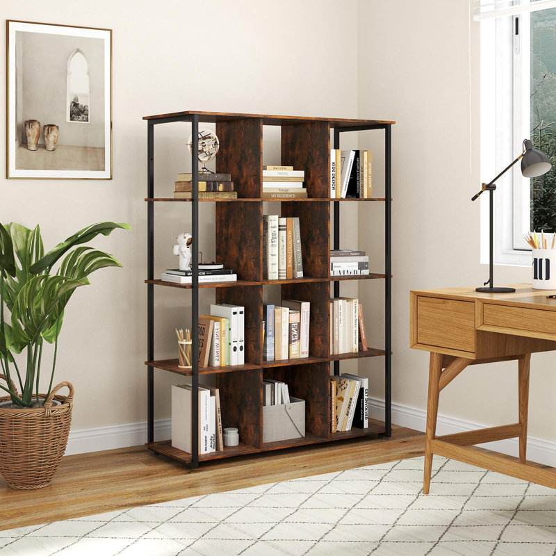 144cm H x 107cm W Metal Bookcase