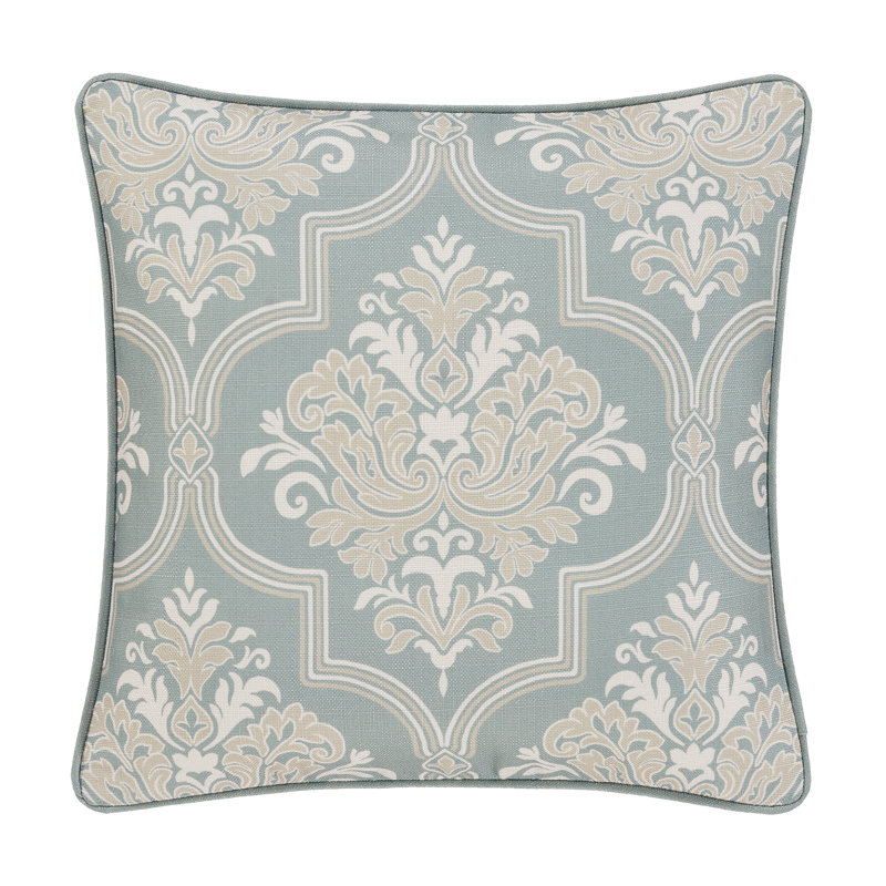 Coussin décoratif carré Tranquility 20 po Aqua