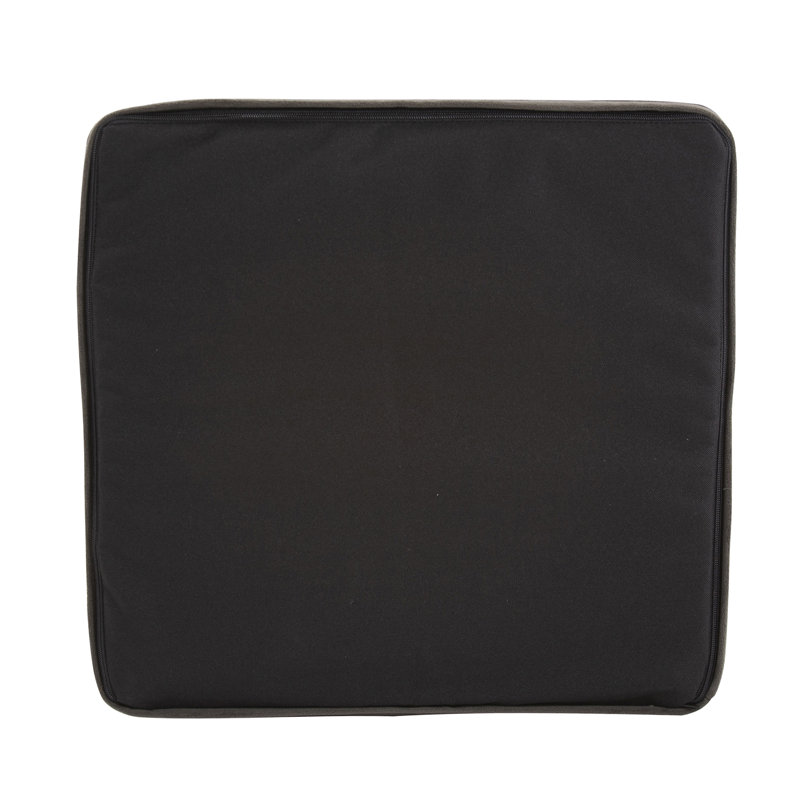 Repose-pieds repose-pieds carré en faux cuir 20" Tyree, Mercure