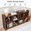 Bibliothèque à 8 cubes Addisin (l 63 po), tablette de rangement ouverte pour le salon, la chambre à coucher et le bureau-129454036