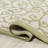 Deilani Vintage Filigree Textured Weave Green/Cream Indoor/Outdoor Rug-2008495926