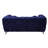 Blue Velvet Loveseat