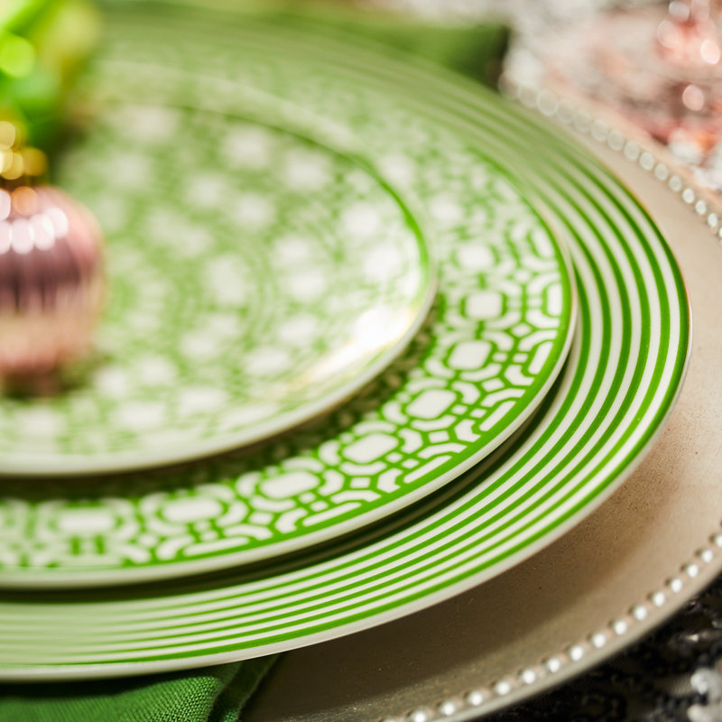Newport Green Porcelain Dinner Plate