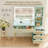 Boho Natural Rattan 43.3'' Wide Vanity With Led Mirror And Stool-1073375769