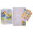 Stationery Set Suede Navy Bird Friends