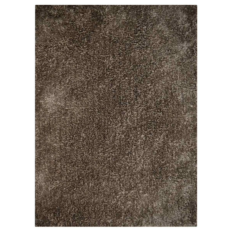 Aimani Hand Tufted Shag Polyester Eco-Friendly Area Rugs - Rectangle, Light Brown Beige Color, Plain Solid Design, High Pile Thick Handmade Anti Skid Area Rugs for Living Room, Bed Room