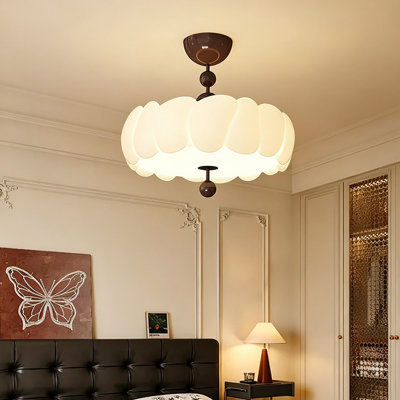19.69" French Vintage Full-Spectrum Eye-Care Ceiling Light – Natural Glow with Retro Ambiance
