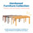 ECR4Kids 30in x 48in Rectangular Hardwood Table with 22in Legs, Kids Furniture-102756777