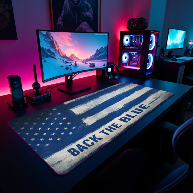 Polyester Desk Pad, 23.6x13.8