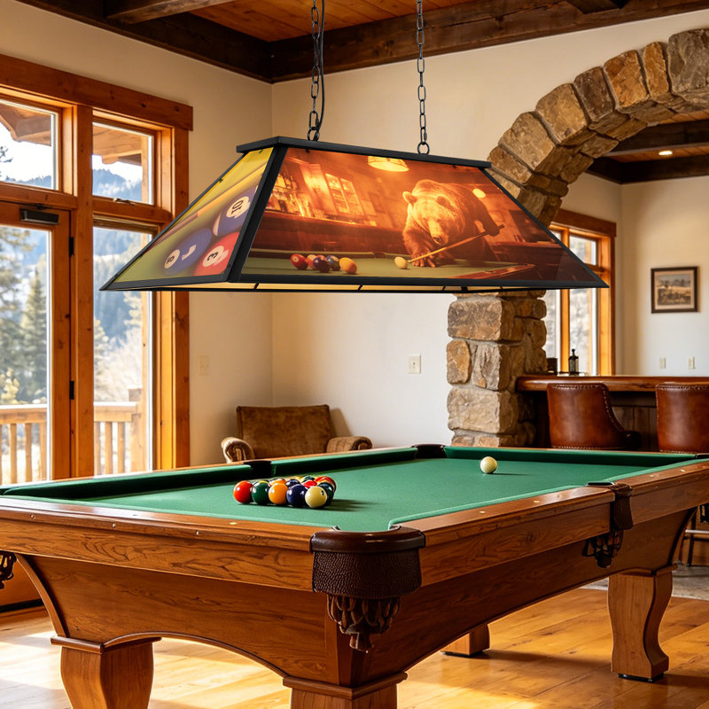 4 - Light Colored Pool Table Lights Pendant For Game Room