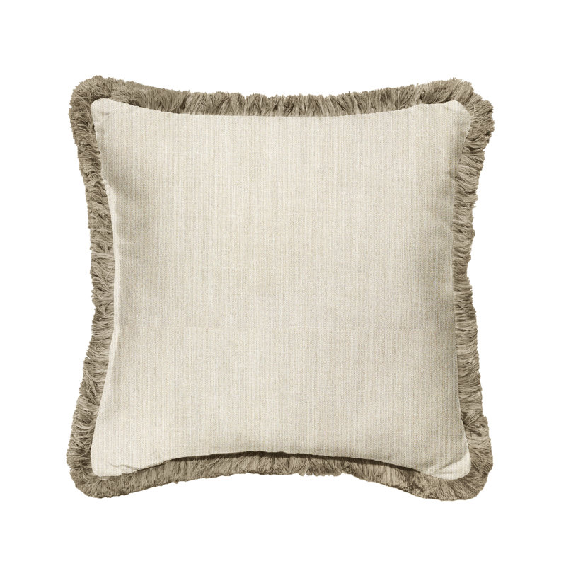 Housse et insert de coussin extérieur d'extérieur, Pierre ponce / Taupe
