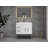 Carliss 35.5 " W Wall Mounted 1 Single Vanity Bathroom Vanity With Acrylic Top-603252198-632725778