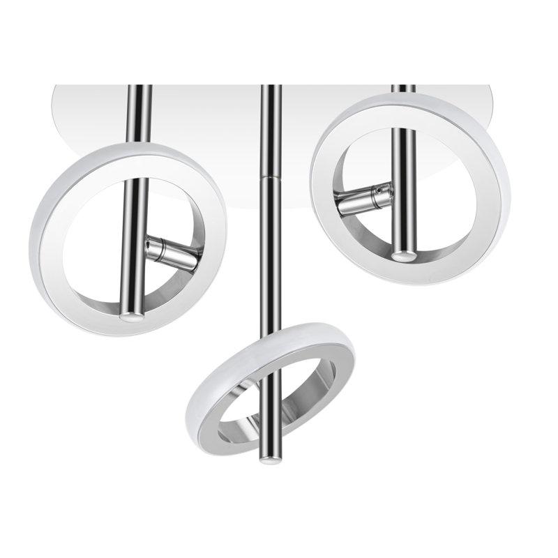 Holdon 3 Ring Drop Rod Built-in, Integrated LED Modern Ceiling Spotlight - 4,000K neutral-white, 1,400lm