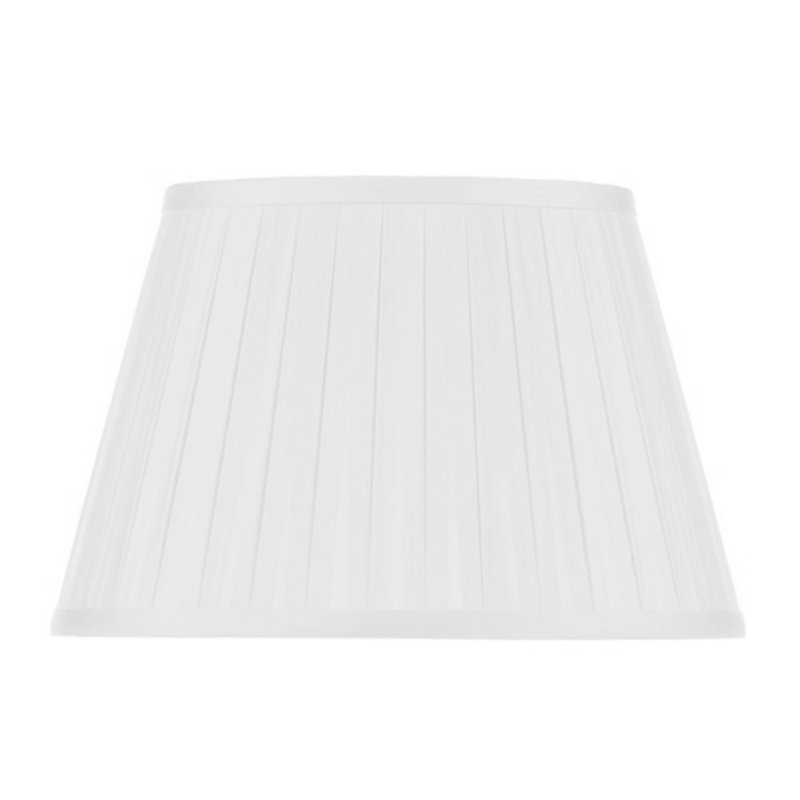 Box Silk Empire Lamp Shade (Spider), 11" H x 17" W x 17" D, Off White