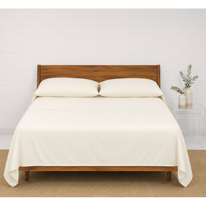 Parker Bamboo Sateen Sheet Set , Queen, Ivory